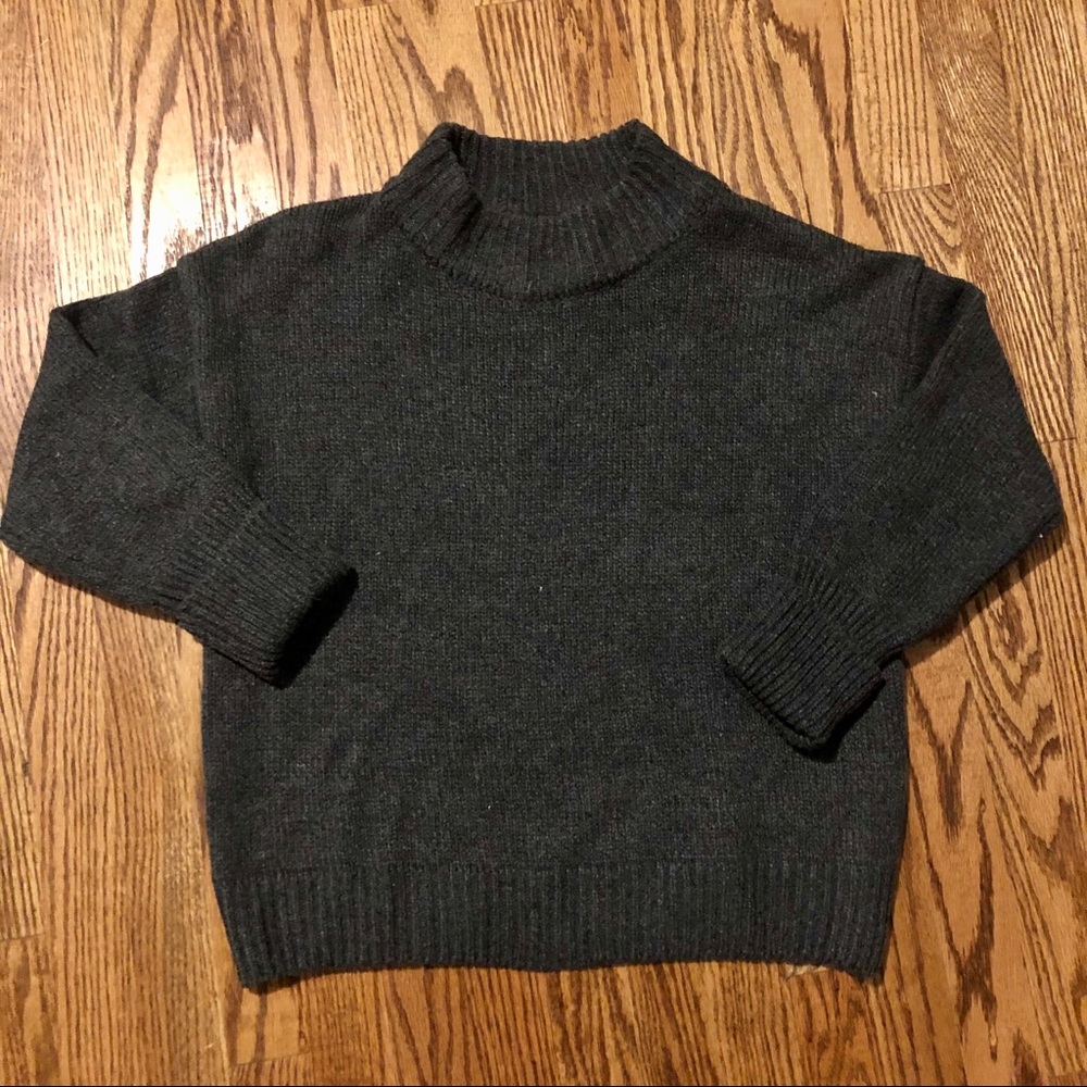 Vintage Mock Neck Chunky Sweater